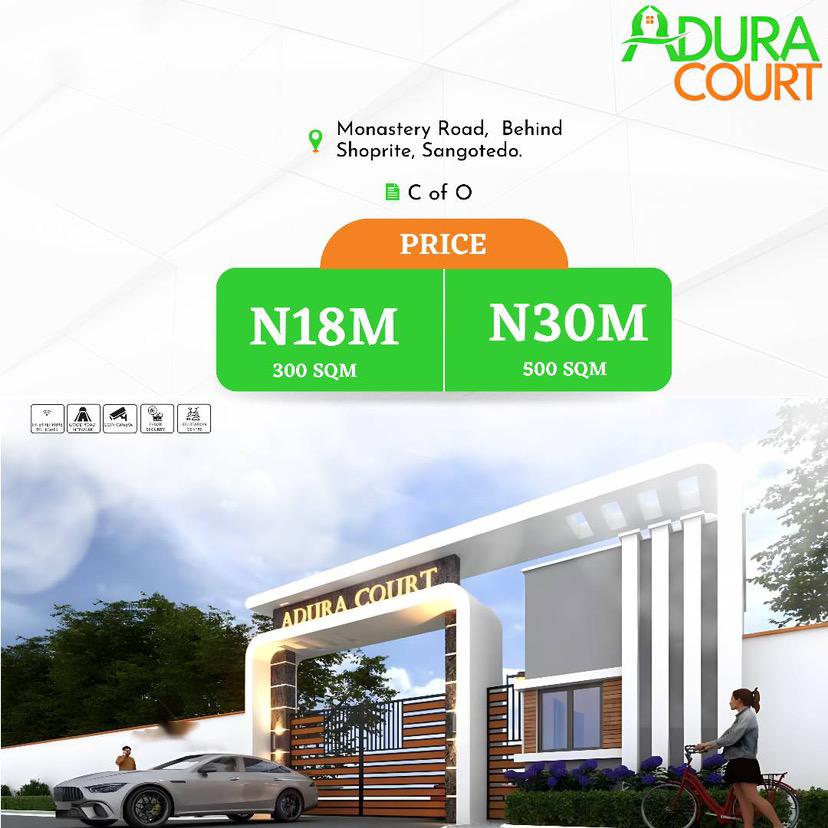 Properties at Adura Court Estate, Lagos Nigeria