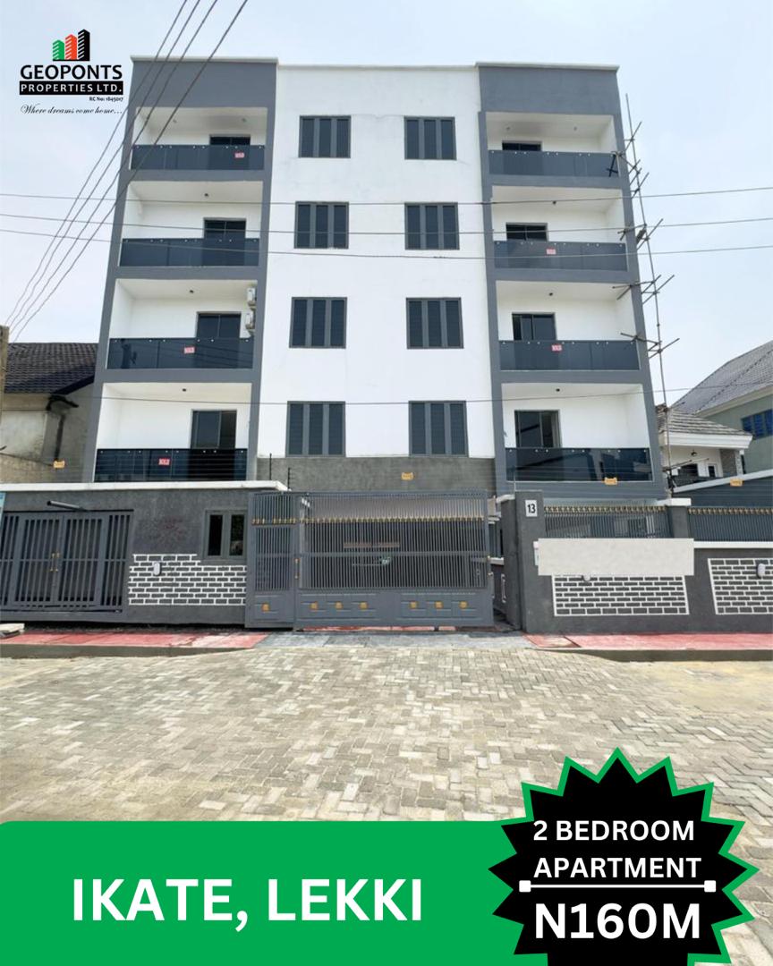 2 Bedroom Apartments Suitable for Shortlet Investment in Ikate, Lekki.